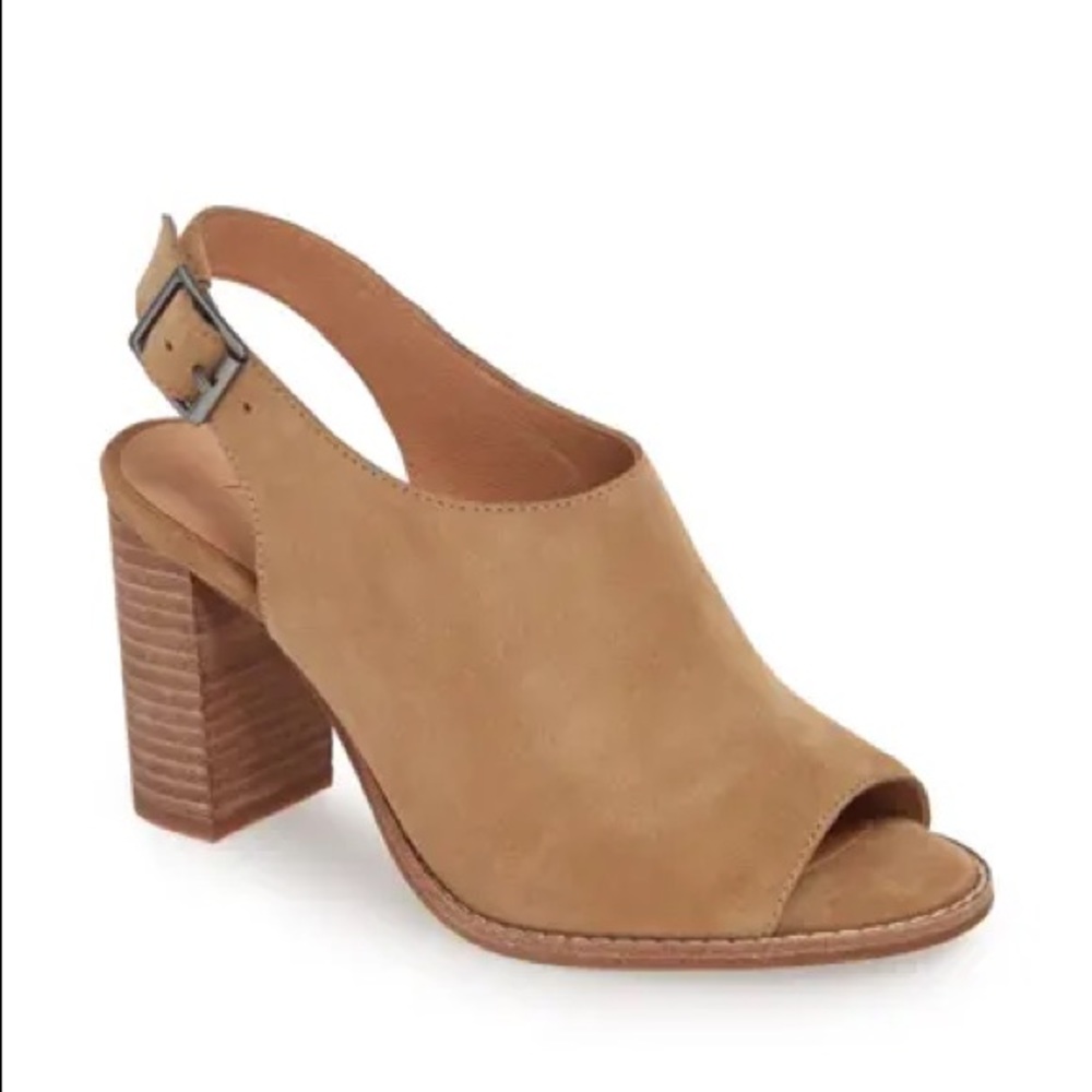 Madewell The Cary Sandal Suede Slingback Size 11